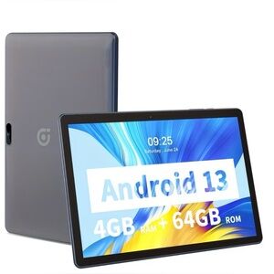 Tablet PC Android 13 64GB QuadCore Touch Screen WiFi w/SIM Slot Phone Call 10.1”